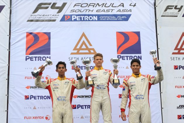 Formula 4 SEA Fueled by Petron – Ghiretti leads in India; Muizz wins Race 3, third in points overall