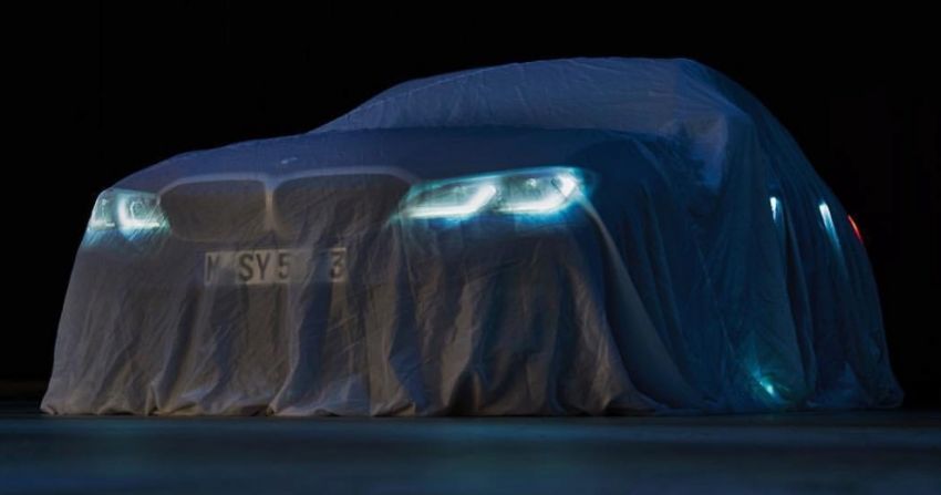 G20 BMW 3 Series teaser surfaces, shows huge grille 862758