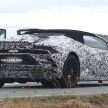SPIED: Lamborghini Huracan Spyder facelift spotted