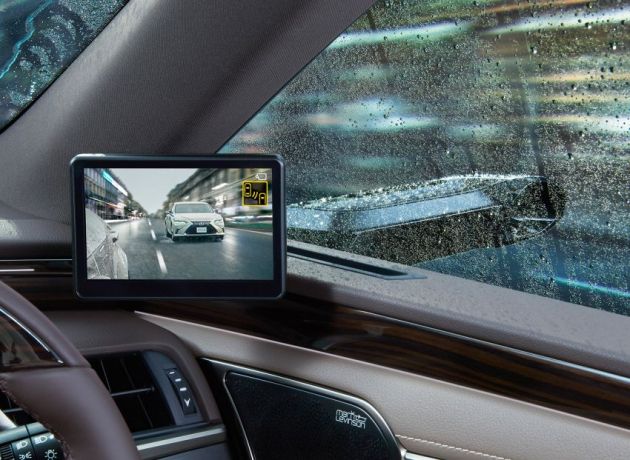 Lexus Digital Outer Mirror akan ditawarkan pada model ES terbaru – kamera, paparan skrin ganti cermin sisi