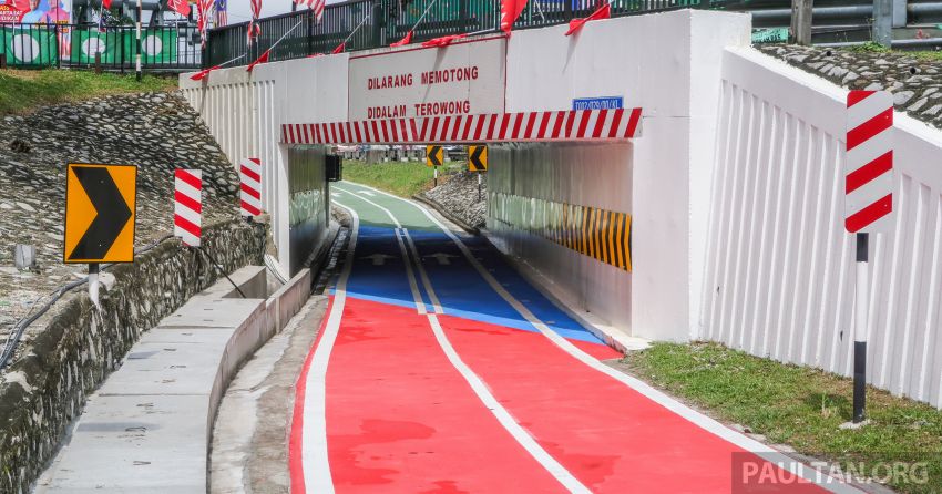Terowong pertama lorong motosikal yang dinaik taraf di Lebuh Raya Persekutuan kini siap, diikuti 13 lagi 858689