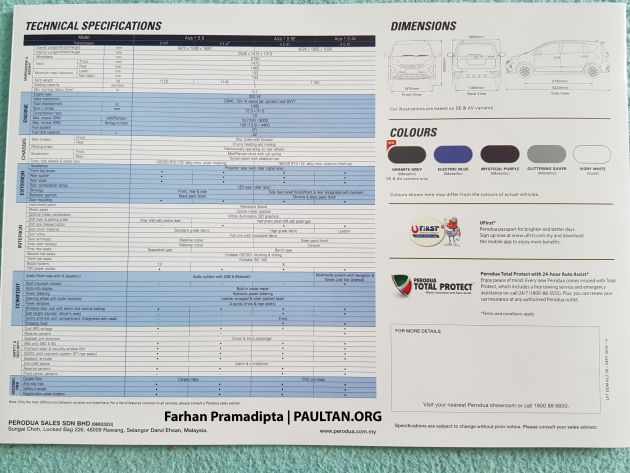 New Perodua Alza facelift brochure leak reveals plenty