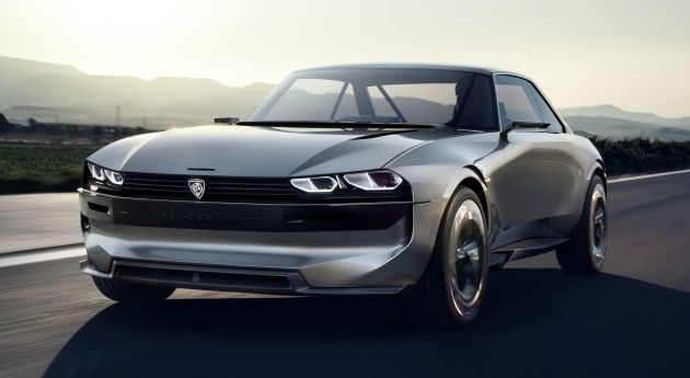 Peugeot e-Legend – a fully-electric retro-styled coupe