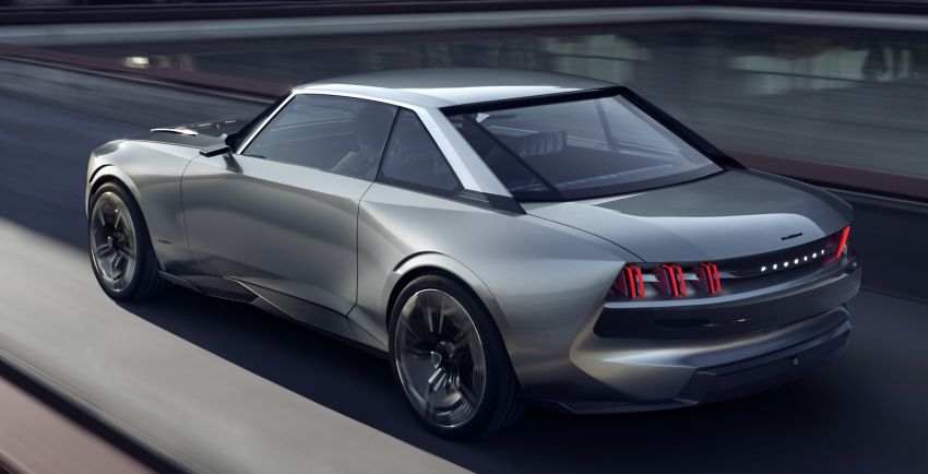Peugeot e-Legend – a fully-electric retro-styled coupe 863543