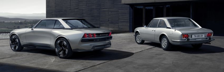 Peugeot e-Legend – a fully-electric retro-styled coupe 863547