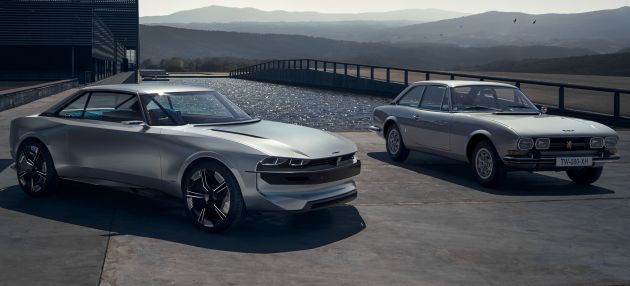 Peugeot e-Legend ambil inspirasi daripada model 504 Coupe, guna kuasa elektrik 456 hp, 800 Nm tork, 4WD