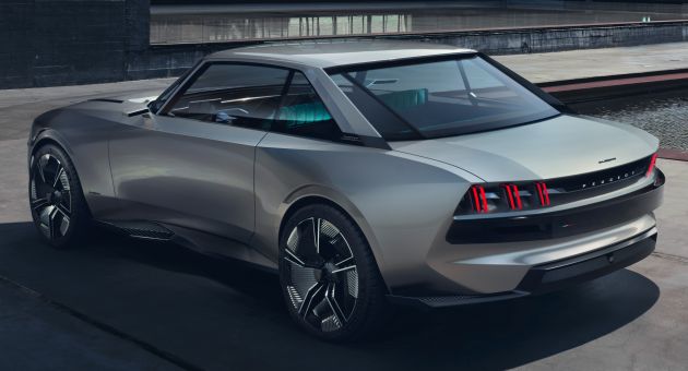 Peugeot e-Legend ambil inspirasi daripada model 504 Coupe, guna kuasa elektrik 456 hp, 800 Nm tork, 4WD