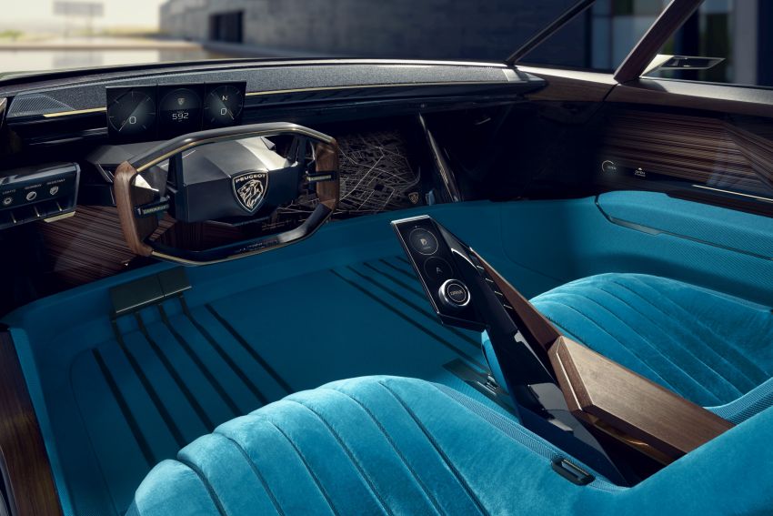 Peugeot e-Legend ambil inspirasi daripada model 504 Coupe, guna kuasa elektrik 456 hp, 800 Nm tork, 4WD 863742