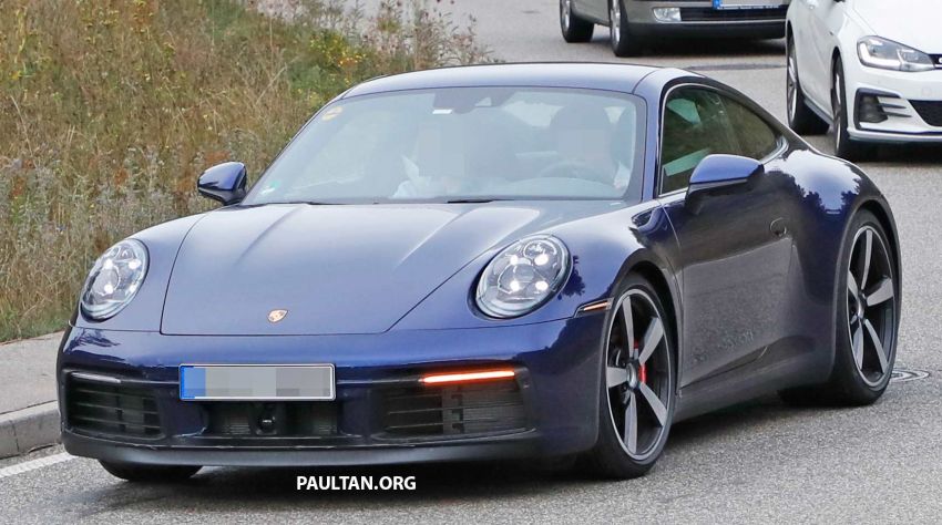 SPYSHOT: Porsche 911 generasi baharu terdedah, sedang diuji tanpa sebarang pelekat penyamaran 857367