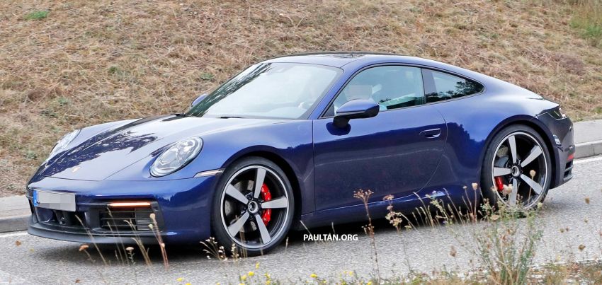 SPYSHOT: Porsche 911 generasi baharu terdedah, sedang diuji tanpa sebarang pelekat penyamaran 857364