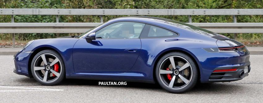 SPYSHOT: Porsche 911 generasi baharu terdedah, sedang diuji tanpa sebarang pelekat penyamaran 857361