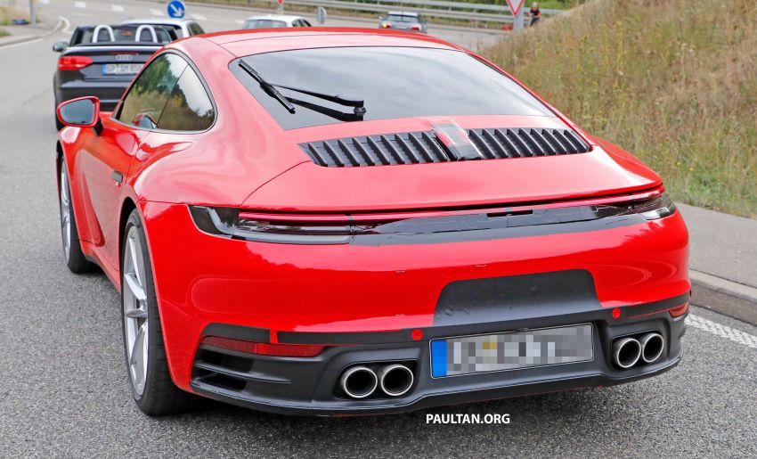 SPYSHOT: Porsche 911 generasi baharu terdedah, sedang diuji tanpa sebarang pelekat penyamaran 857370