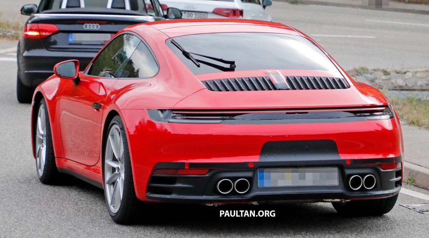 SPYSHOT: Porsche 911 generasi baharu terdedah, sedang diuji tanpa sebarang pelekat penyamaran 857369