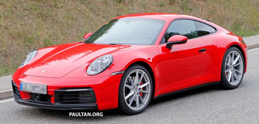 SPYSHOTS: 992-generation Porsche 911 uncovered 857049