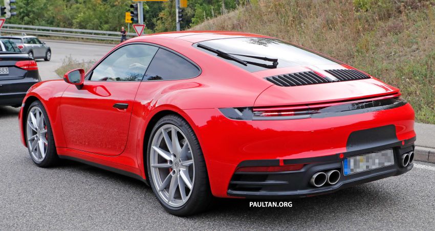 SPYSHOT: Porsche 911 generasi baharu terdedah, sedang diuji tanpa sebarang pelekat penyamaran 857372