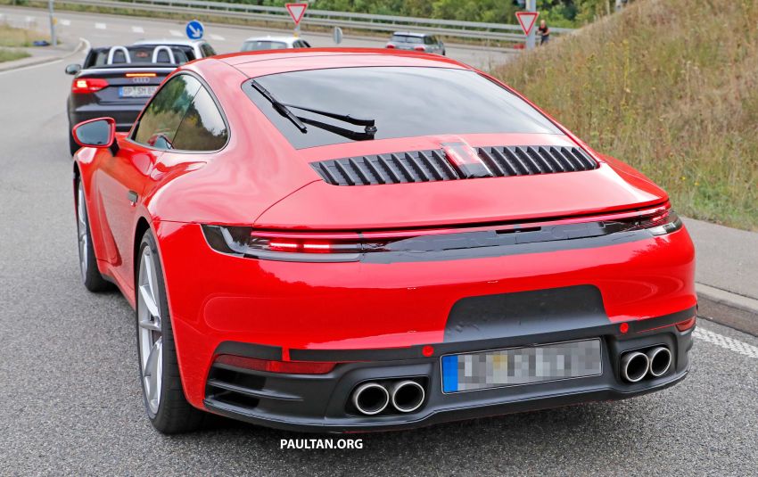 SPYSHOT: Porsche 911 generasi baharu terdedah, sedang diuji tanpa sebarang pelekat penyamaran 857371