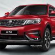 Johor’s Sultan Ibrahim test drives the Proton X70 SUV