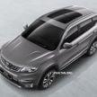 Proton X70 SUV – exterior paint and interior colours