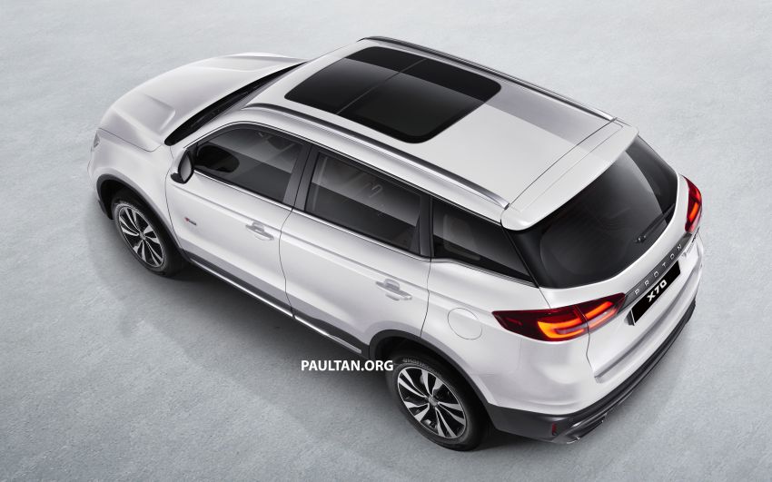 Proton X70 SUV – exterior paint and interior colours 859040