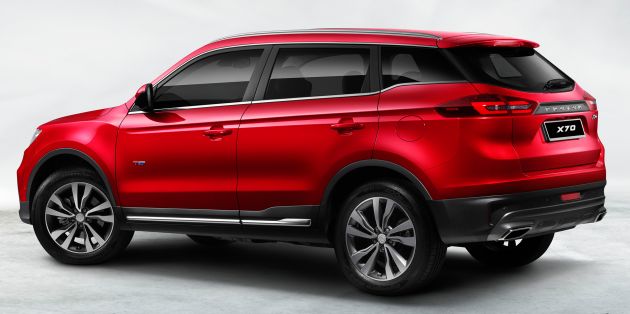 Proton X70 – SUV pertama Proton didedah sebelum pelancaran; 4 varian, 1.8 Turbo, 181 hp/285 Nm