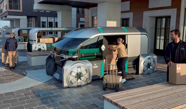 Renault EZ-PRO tunjuk konsep baru penghantaran barang jarak dekat menggunakan pod autonomous