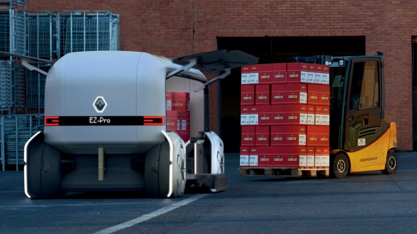 Renault EZ-PRO tunjuk konsep baru penghantaran barang jarak dekat menggunakan pod autonomous 862944