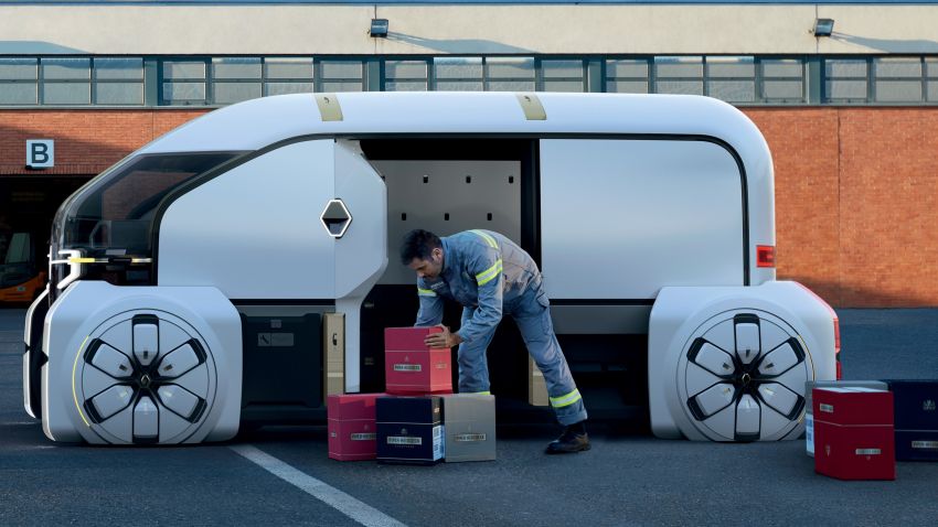 Renault EZ-PRO tunjuk konsep baru penghantaran barang jarak dekat menggunakan pod autonomous 862945