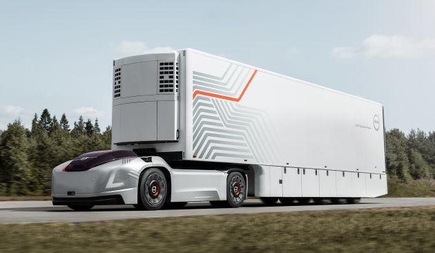 Volvo Vera – trak logistik tanpa pemandu