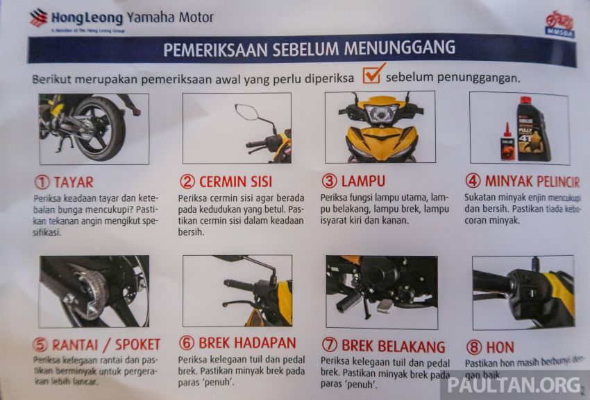 Yamaha Malaysia produces rider safety booklet 864384