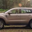 2019 Ford Everest in Australia – all variants with AEB