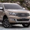 New Ford Everest facelift now available in Malaysia – 2.0L turbodiesel engines, 10-speed auto, from RM229k
