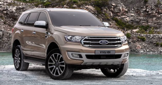 New Ford Everest facelift now available in Malaysia – 2.0L turbodiesel engines, 10-speed auto, from RM229k