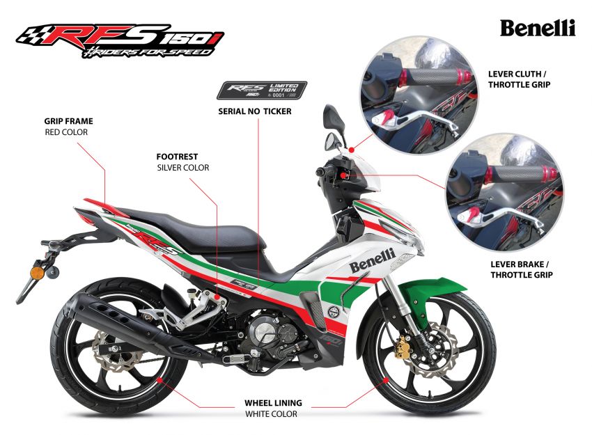 2019 Benelli RFS150iLE limited edition – RM7,488 874701