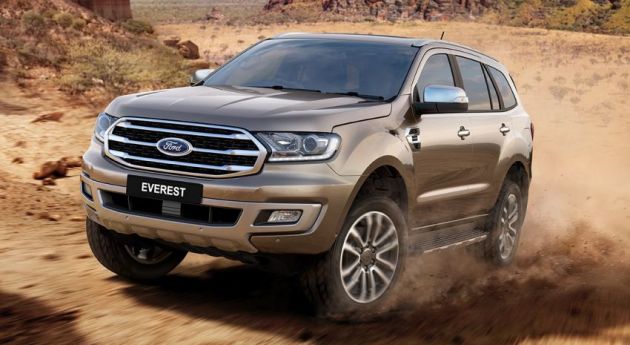 Ford Everest facelift akan tiba di M’sia – auto 10 gear