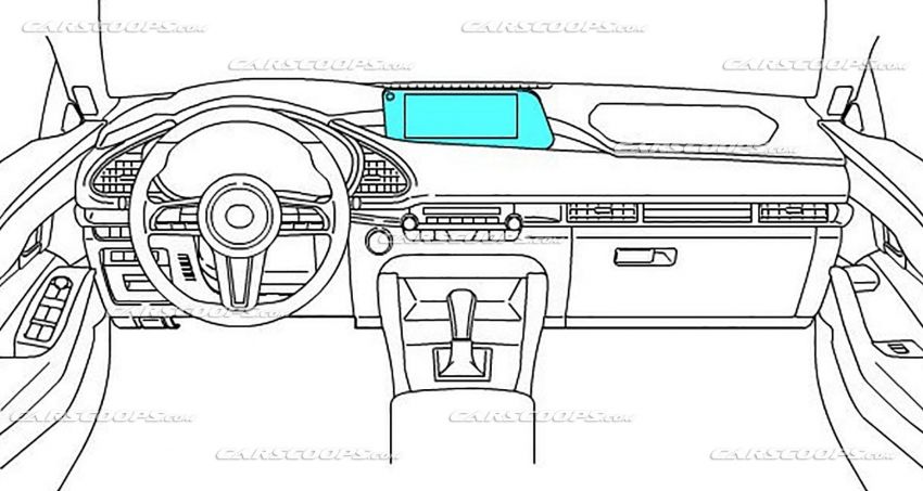 Mazda 3 2019 – imej illustrasi luar dan dalam tersebar 873726