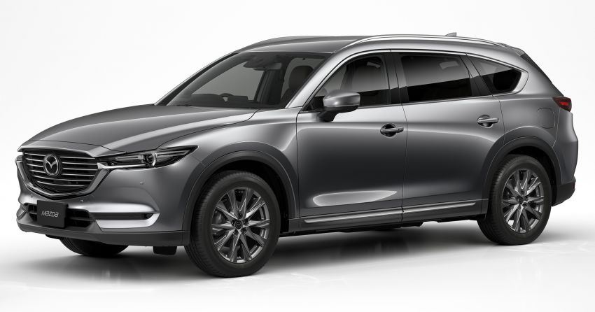 Mazda CX-8 updated in Japan – 2.5L turbo, GVC Plus 879340