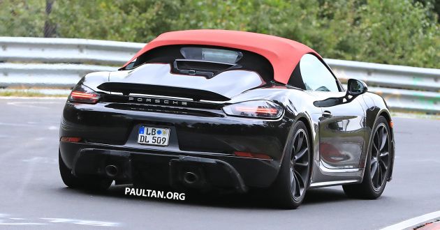 SPYSHOT: Porsche 718 Boxster Spyder 2019 dikesan