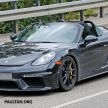 SPYSHOT: Porsche 718 Boxster Spyder 2019 dikesan