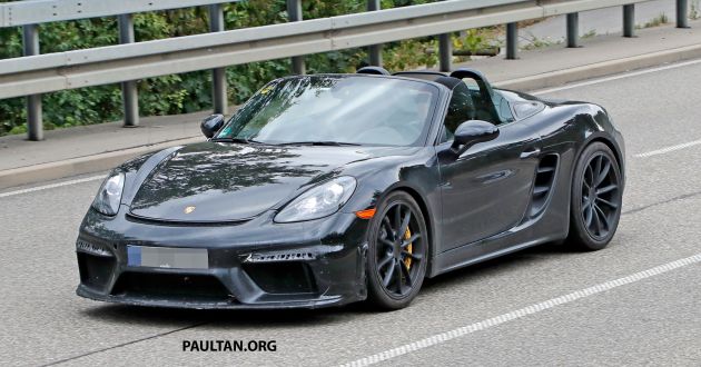 SPYSHOT: Porsche 718 Boxster Spyder 2019 dikesan