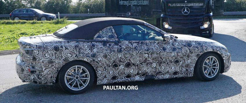 SPIED: G23 BMW 4 Series convertible seen up close 870295