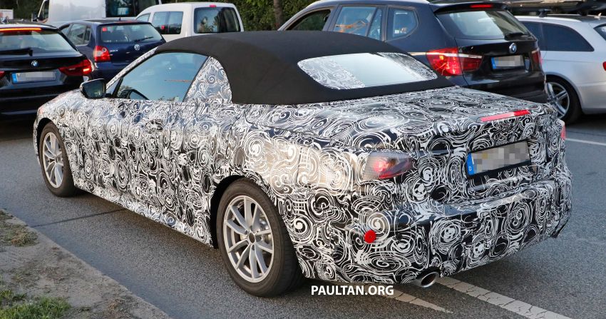 SPIED: G23 BMW 4 Series convertible seen up close 870279