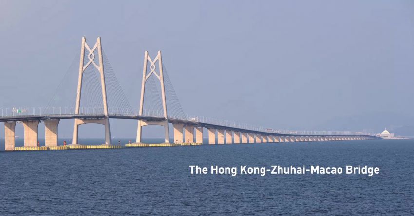 World’s longest sea-crossing bridge opens in China – 55 km in length; links Hong Kong, Macau and Zhuhai 877604