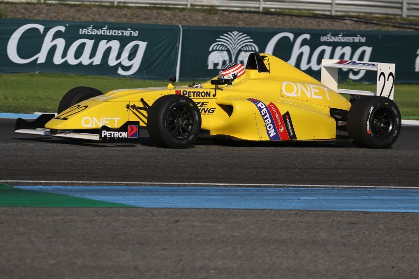Formula 4 SEA – Ghiretti menang lima daripada enam perlumbaan di Thailand, pelumba M’sia naik podium 881315