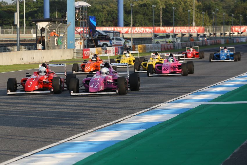 Formula 4 SEA – Ghiretti menang lima daripada enam perlumbaan di Thailand, pelumba M’sia naik podium 881325