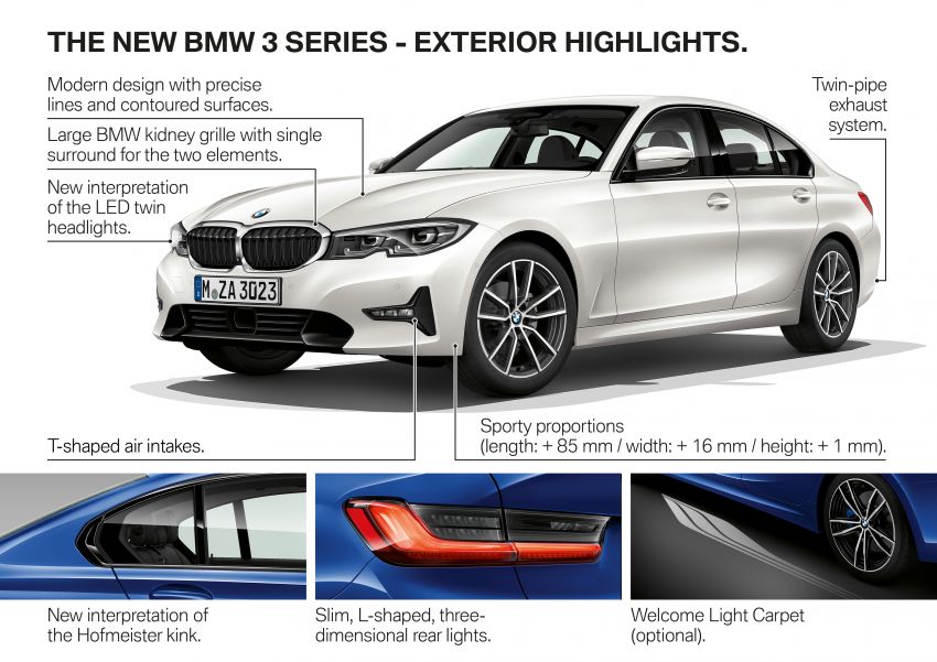 G20 BMW 3 Series officially revealed – up to 55 kg lighter with new engines, suspension, technologies 867571