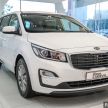 Kia Grand Carnival LX Flexi shown by dealers in Malaysia – 11-seat version of MPV launching soon?