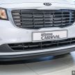 Kia Grand Carnival facelift didedahkan harga – KX dan SX, auto 8-kelajuan baharu, RM156k hingga RM185k