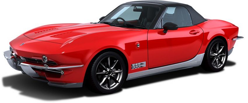 Mitsuoka Rock Star – Corvette C2 palsu berasaskan Mazda MX-5, model ulangtahun ke-50, hanya 50-unit 872778