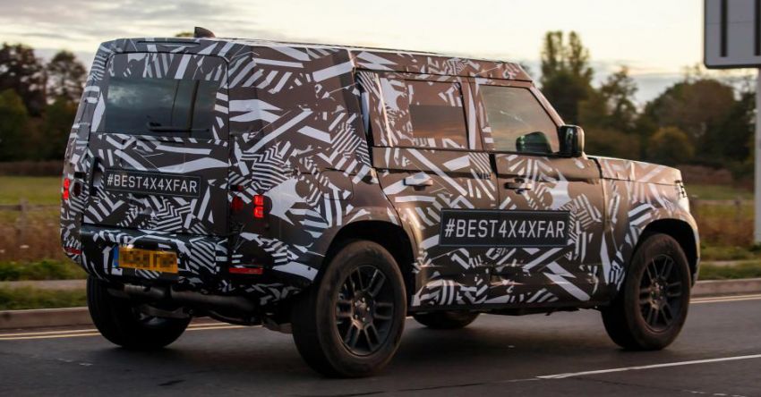 Next-generation Land Rover Defender spotted testing 870134