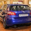 Peugeot 308 GTi on display at 1Utama – RM199,888